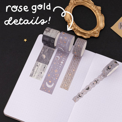 Tsuki ‘Moonlit Alchemy’ Washi Tape Set ☾