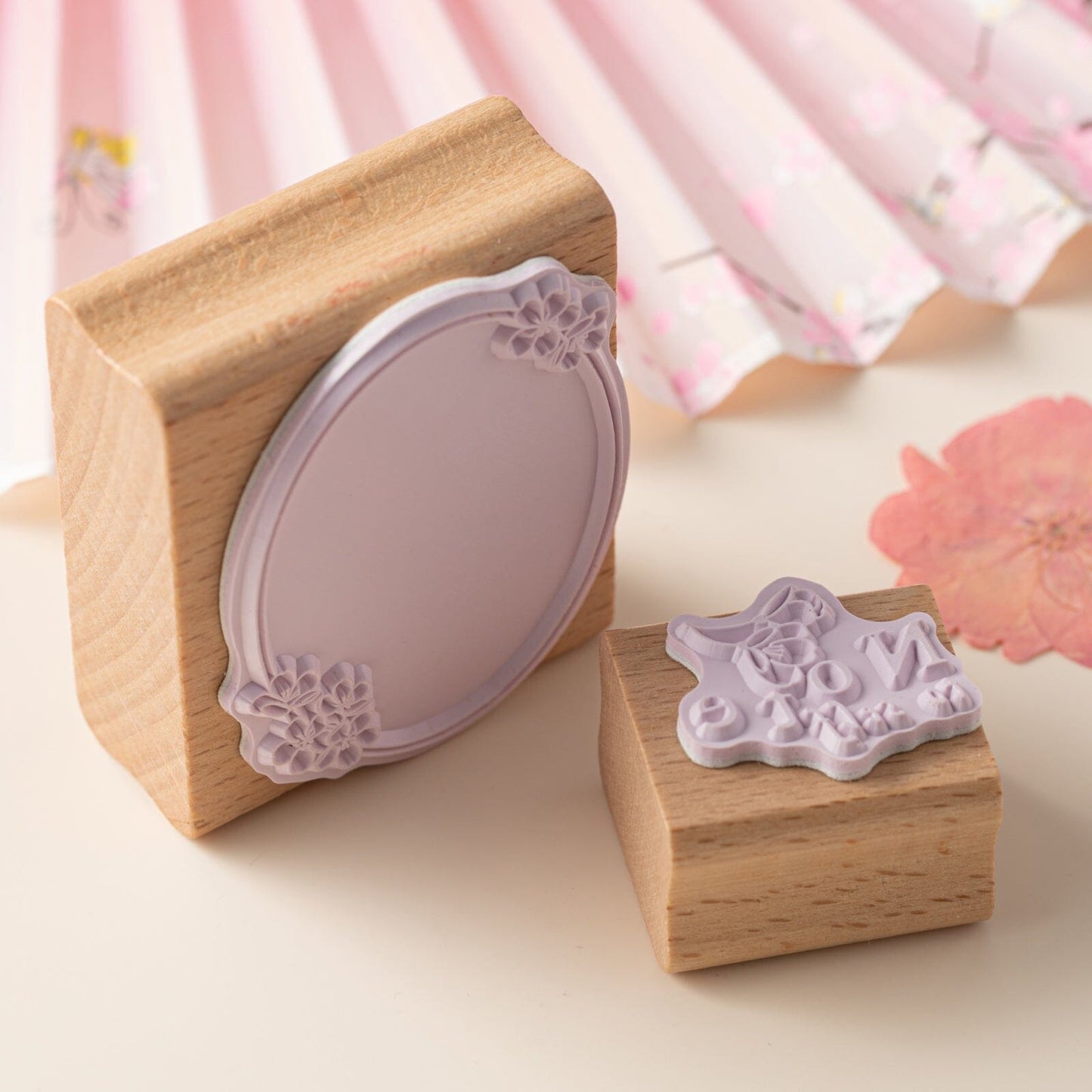 Hinoki - ‘Into the Blossom’ Wooden Stamps Set