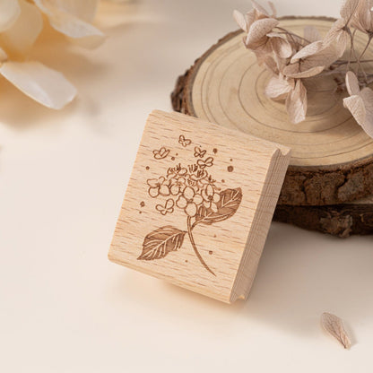 Hinoki - ‘Into the Summer’ Engraved Wooden Stamp Set