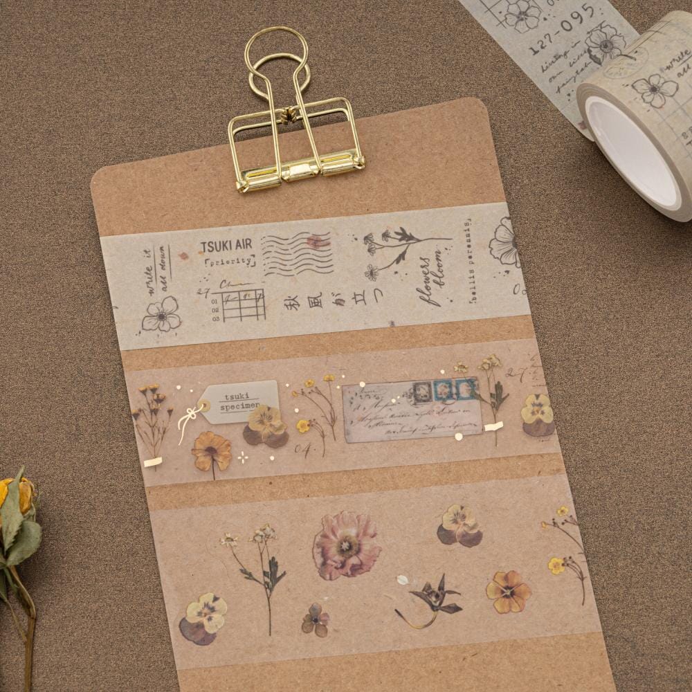 Tsuki ‘Junk Journal’ Washi Tape Set ☾