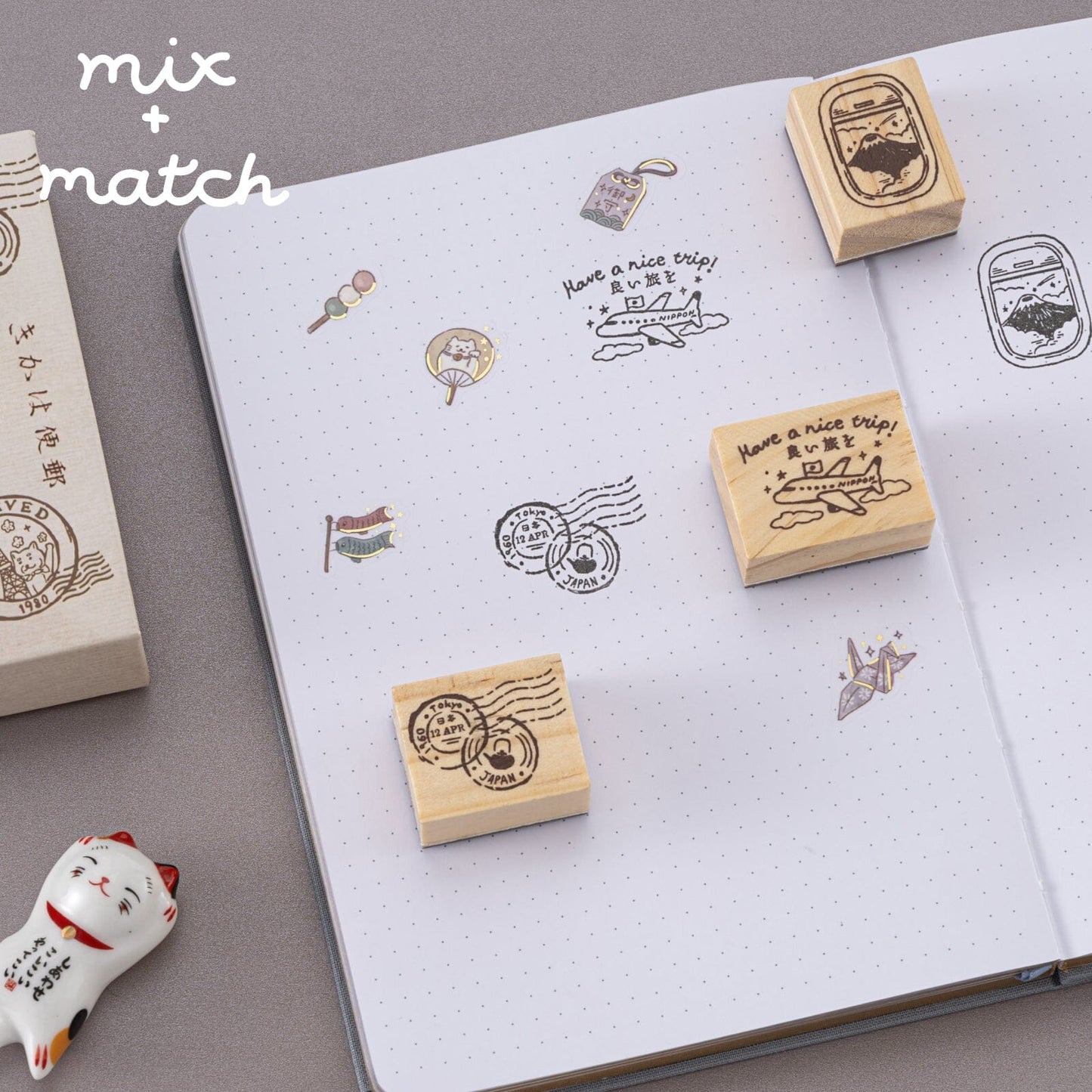 Tsuki ‘Journey in Japan’ Bullet Journal Stamp Set ☾