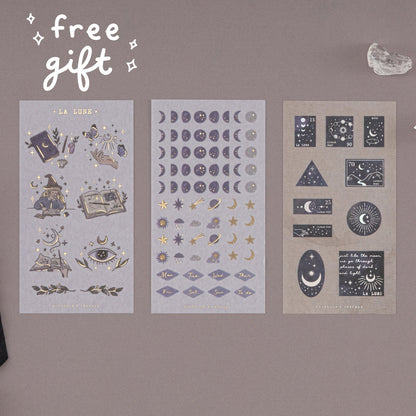 Tsuki ‘La Lune’ Collector's Edition Moon Planner Travel Notebook ☾