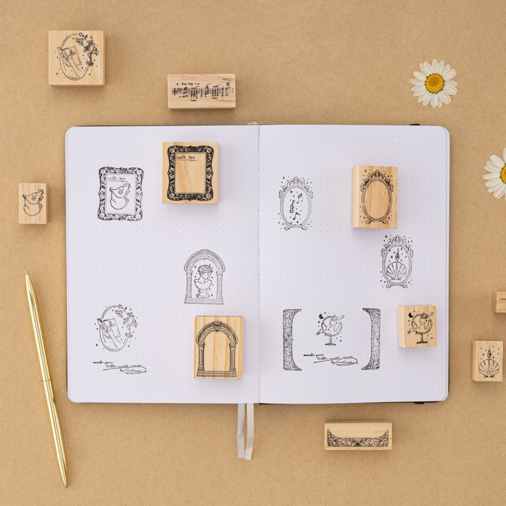 Tsuki ‘Light Academia’ Stamp Set ☾