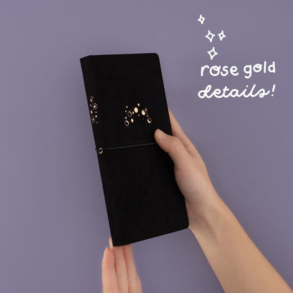 Tsuki ‘Moonlit Whisper’ Limited Edition Luxury Travel Notebook  ☾