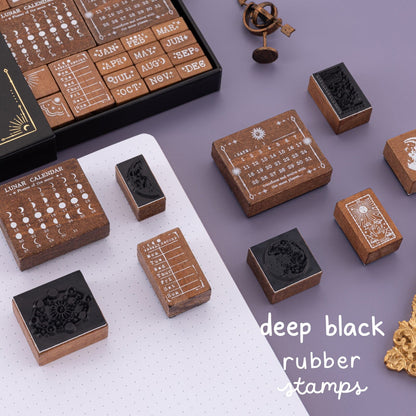 Tsuki ‘Lunar Mystery’ Bullet Journal Stamp Set ☾