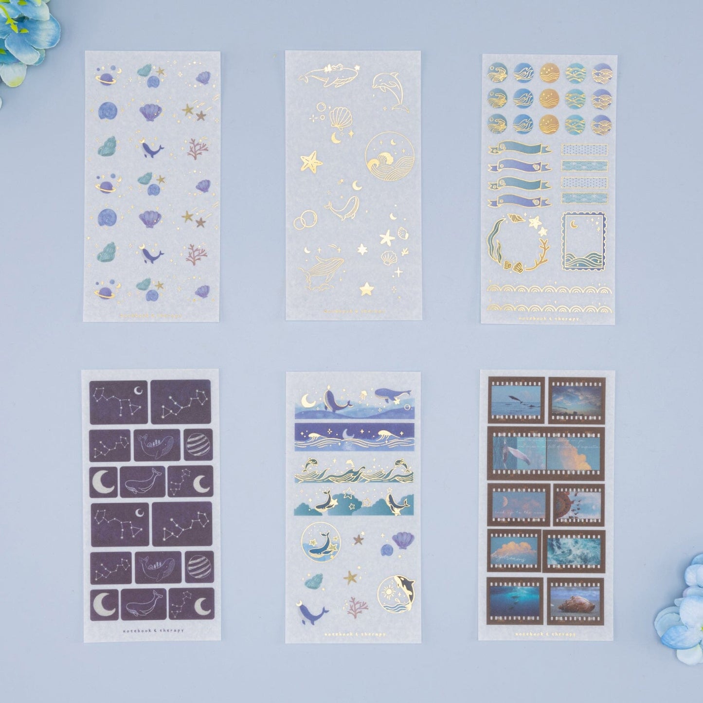 Tsuki ‘Ocean’ Sticker Set ☾