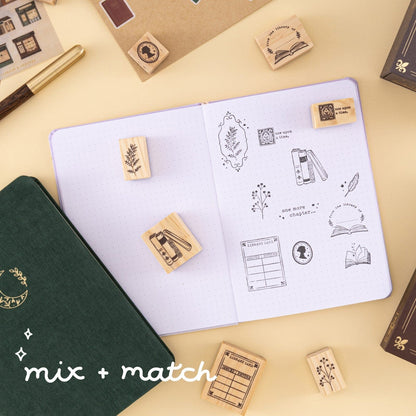 Tsuki ‘Our Stories’ Reading Journal Stamp Set ☾