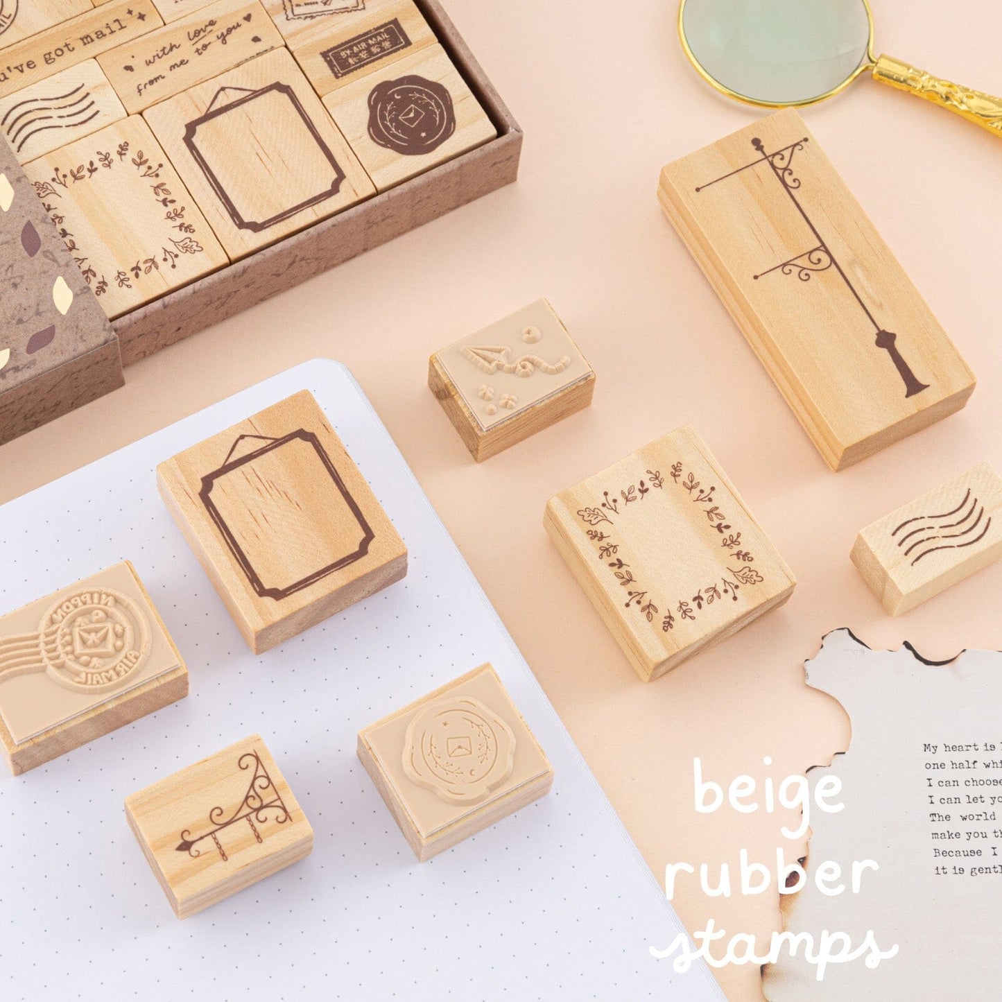 Tsuki ‘Our Letters’ Penpal Stamp Set ☾
