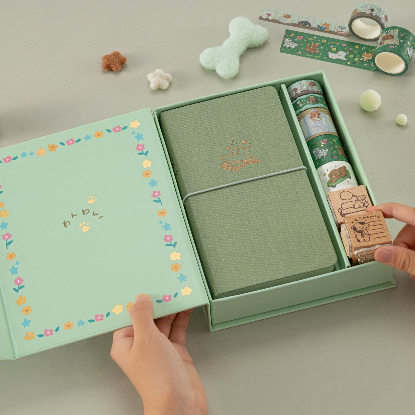 Tsuki ‘Puppy Life’ Travel Notebook Gift Set ☾