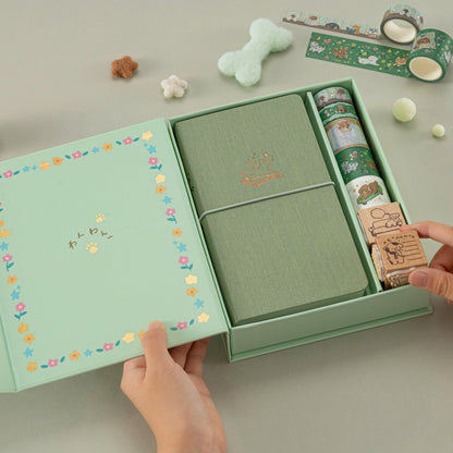 Tsuki ‘Puppy Life’ Travel Notebook Gift Set ☾