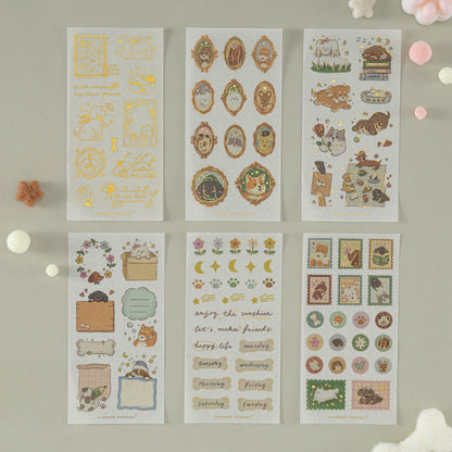 Tsuki ‘Puppy Life’ Sticker Set ☾