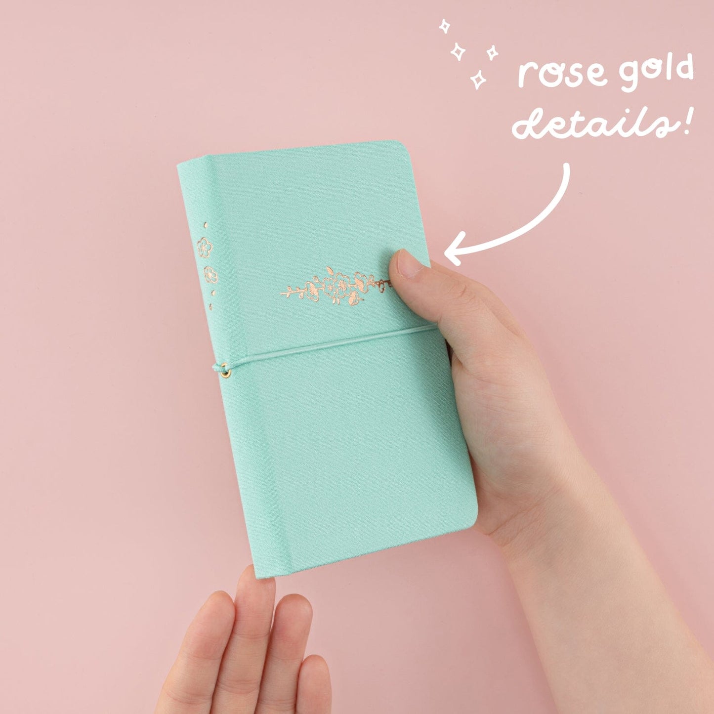 Tsuki ‘Sakura Mint’ A6 Travel Notebook ☾