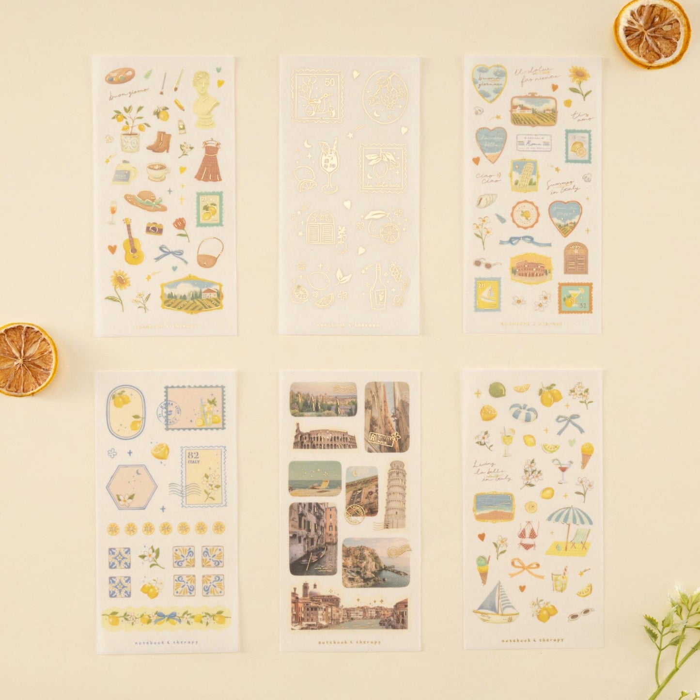 Tsuki ‘Summer in Italy’ Sticker Set ☾