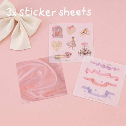 Tsuki ‘Sweet Ballet’ Washi Tape Set ☾