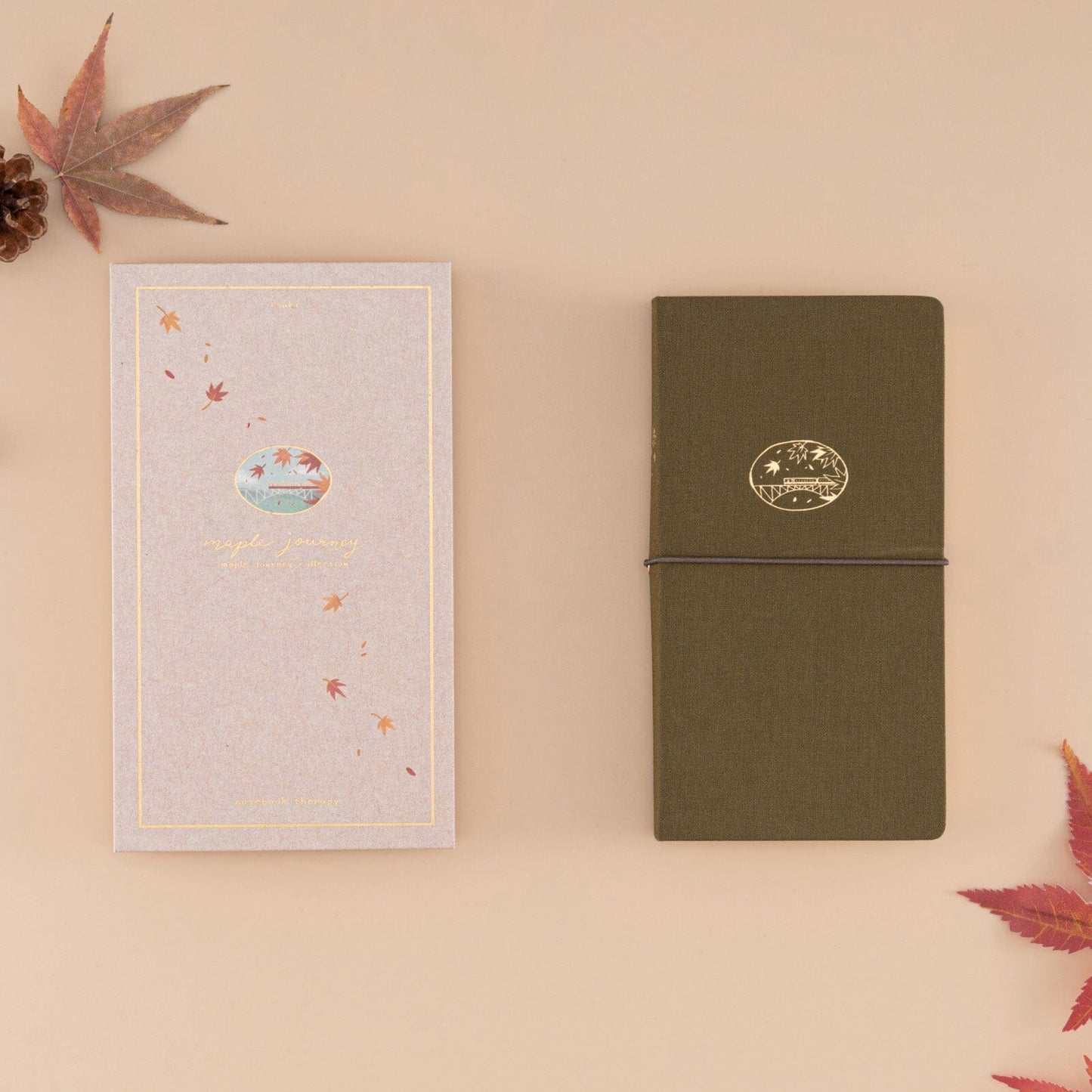 Tsuki ‘Maple Journey’ Travel Notebook ☾