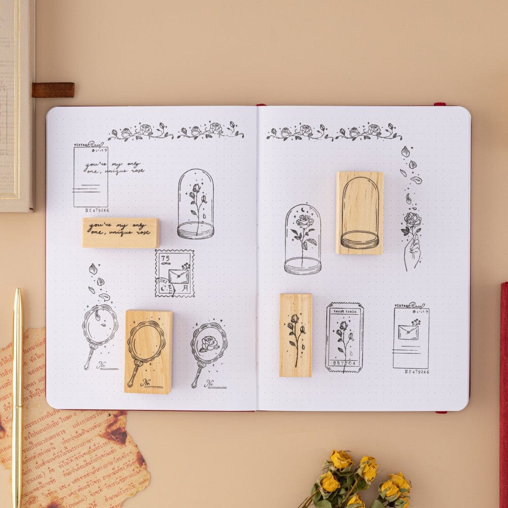 Tsuki ‘Vintage Rose’ #2 Large Stamp Set ☾