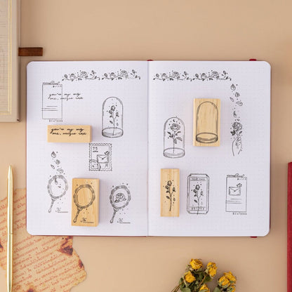 Tsuki ‘Vintage Rose’ #2 Large Stamp Set ☾