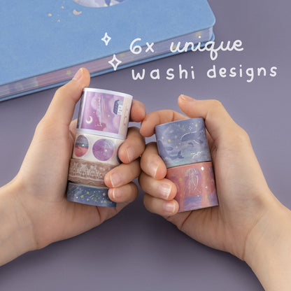 Tsuki ‘Whale Dreams’ Limited Edition Holographic Bullet Journal Set ☾