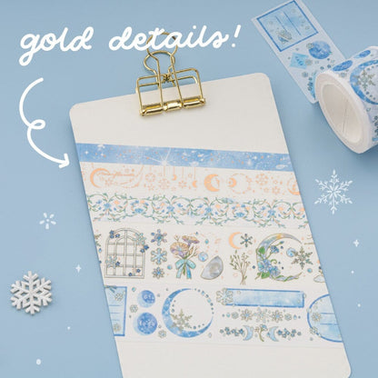 Tsuki ‘Winter Moonflower’ Washi Tape Set ☾