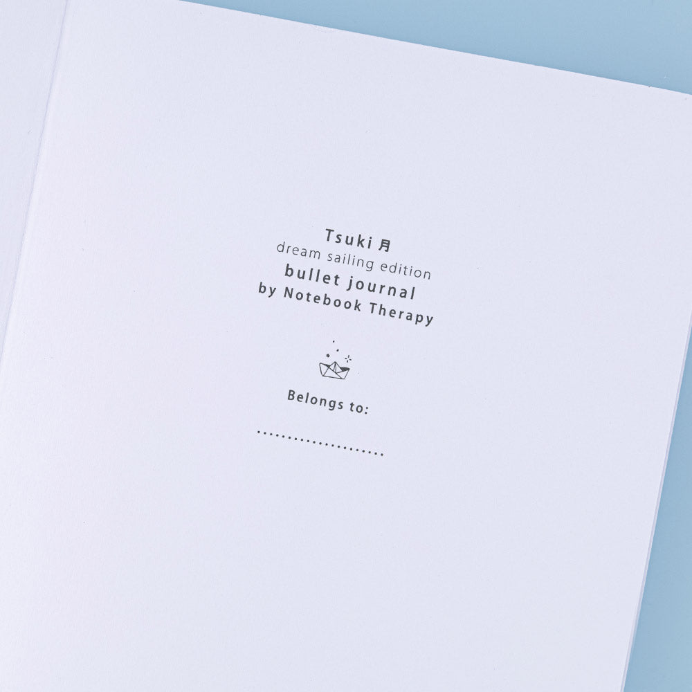 Tsuki ‘Dream Sailing’ Limited Edition Bullet Journal ☾