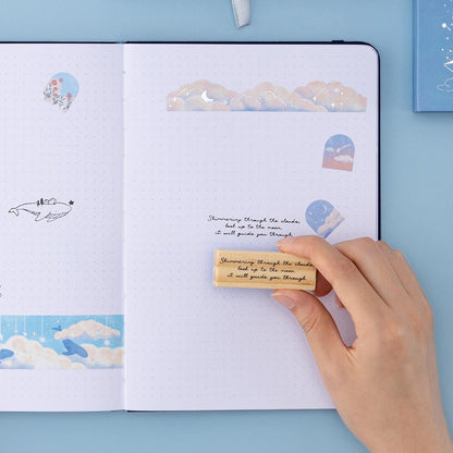 Tsuki ‘Cloud Dreamland’ Bullet Journal Stamp Set ☾