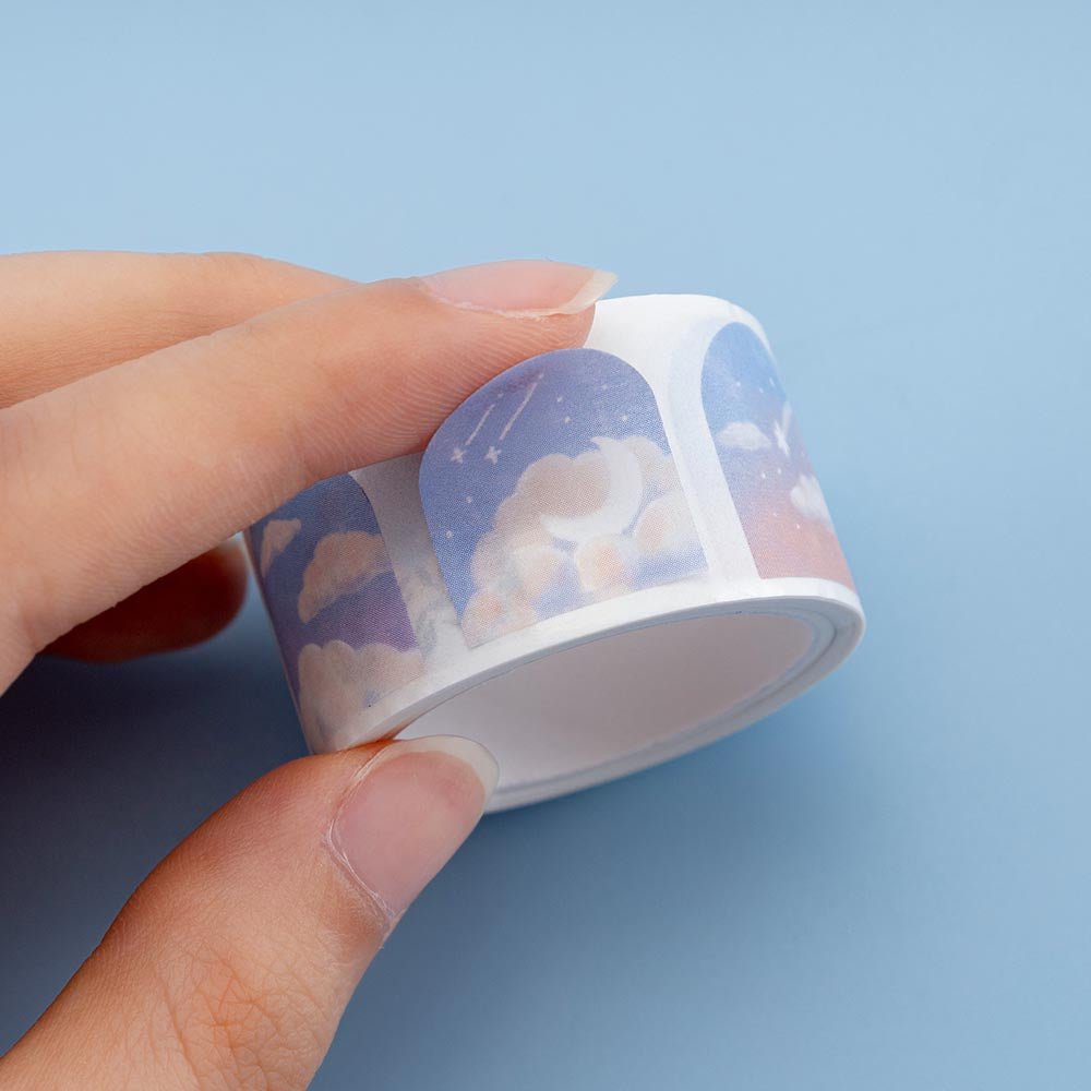 Tsuki ‘Cloud Dreamland’ Holographic Washi Tape Set ☾