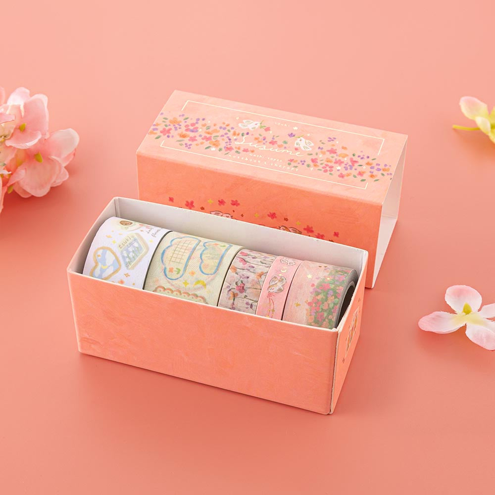 Tsuki ‘Suzume’ Washi Tape Set ☾