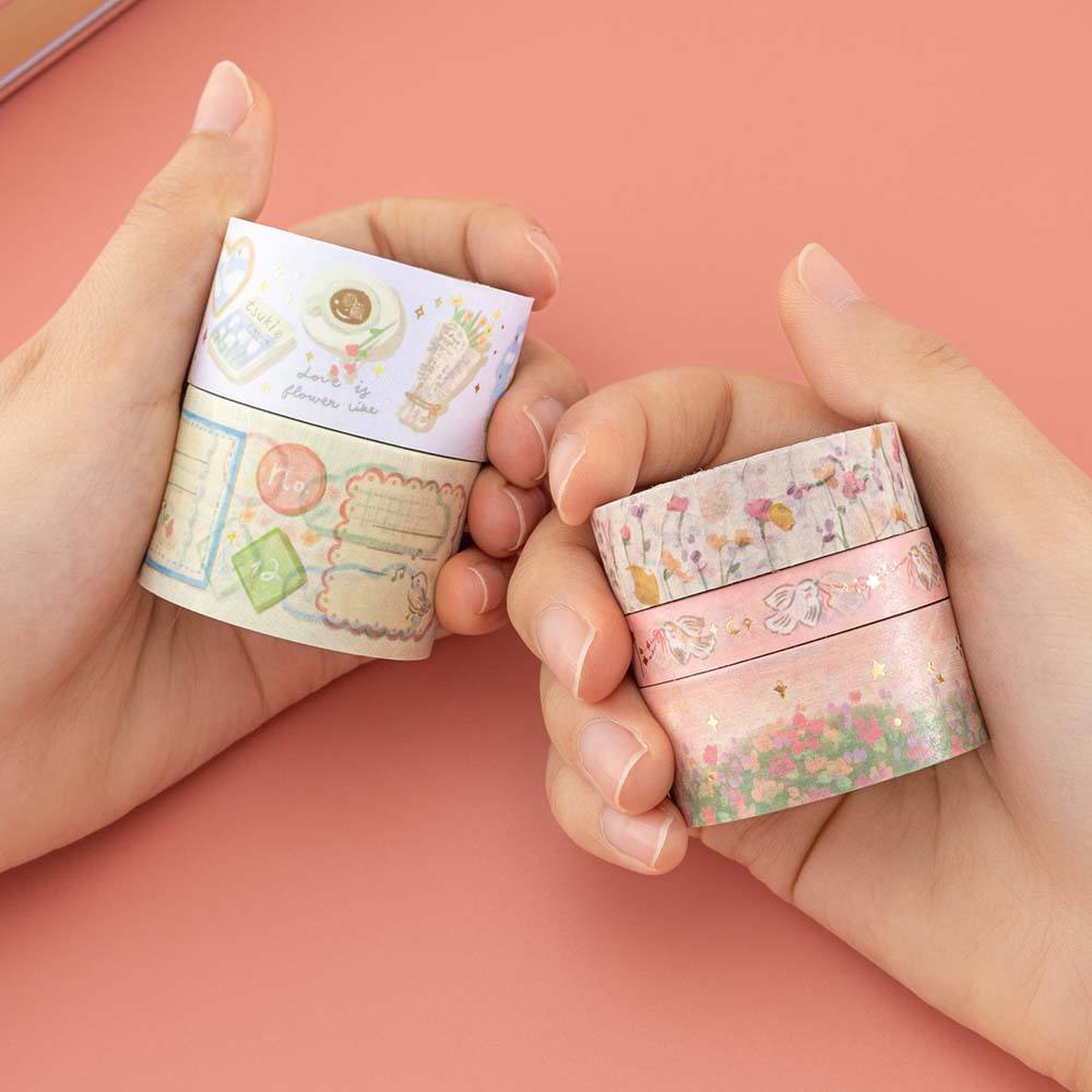 Tsuki ‘Suzume’ Washi Tape Set ☾