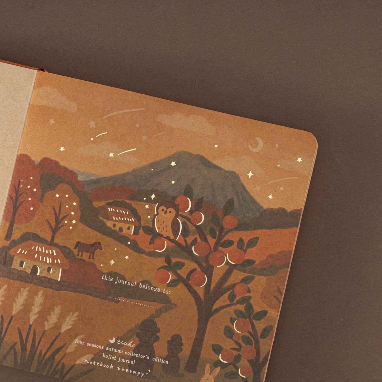 Tsuki Four Seasons: Autumn Collector’s Edition 2025 Square Bullet Journal ☾