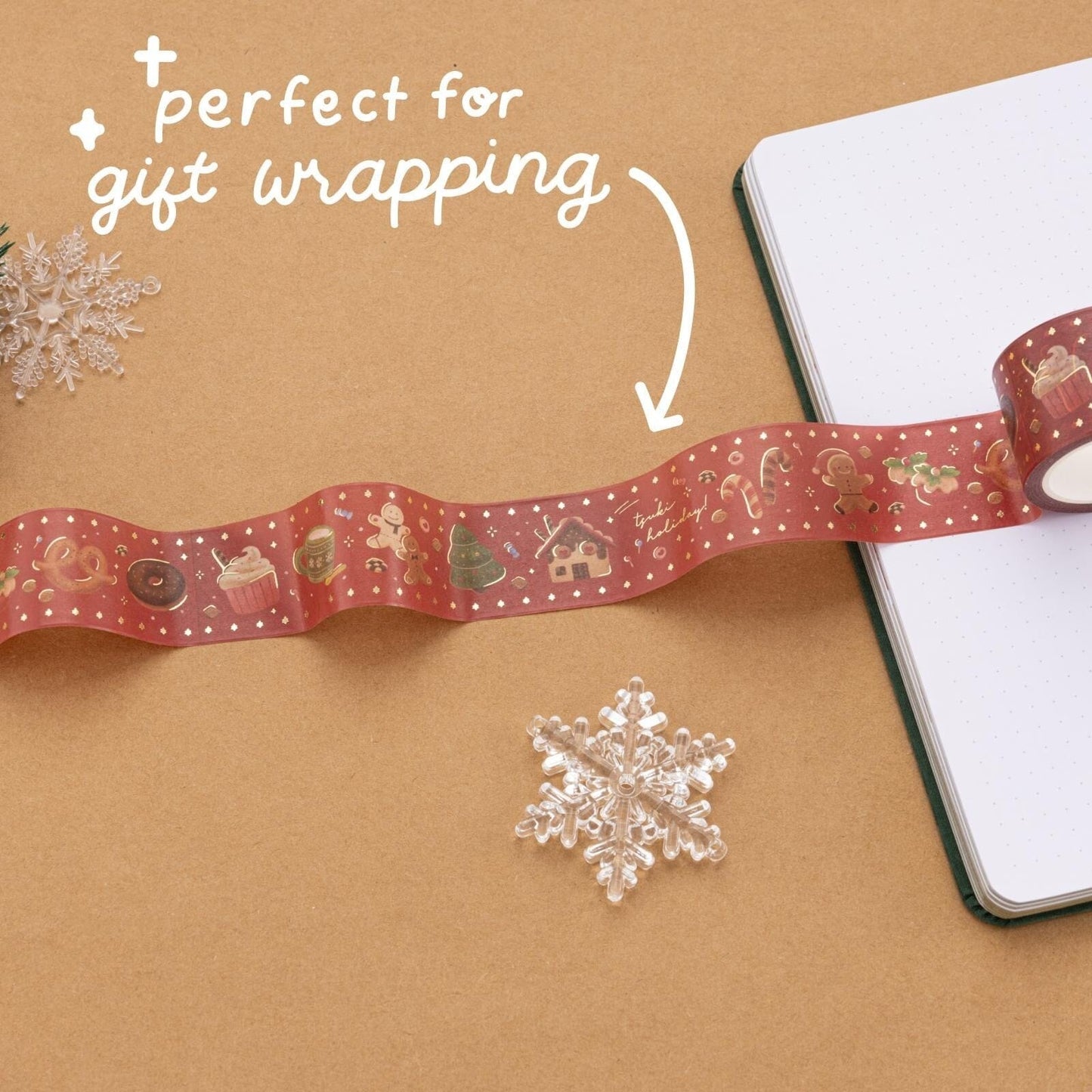 Tsuki Holiday Christmas Washi Tape Set ☾