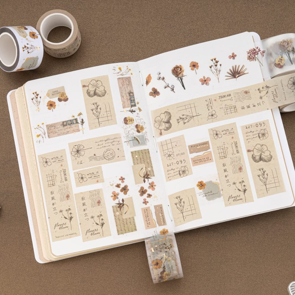 Tsuki ‘Junk Journal’ Washi Tape Set ☾