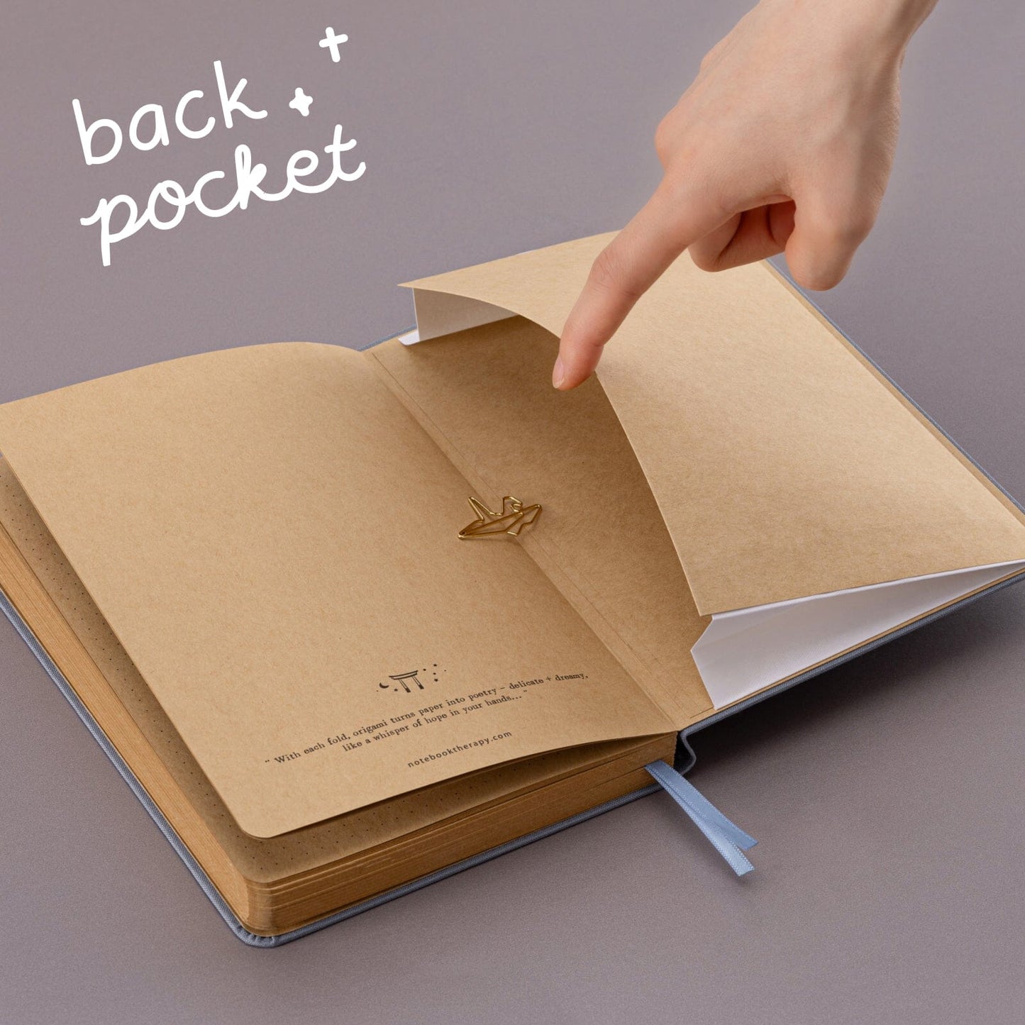 Tsuki ‘Origami Dreams’ Kraft Paper A5 Bullet Journal ☾