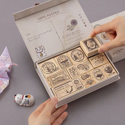 Tsuki ‘Journey in Japan’ Bullet Journal Stamp Set ☾