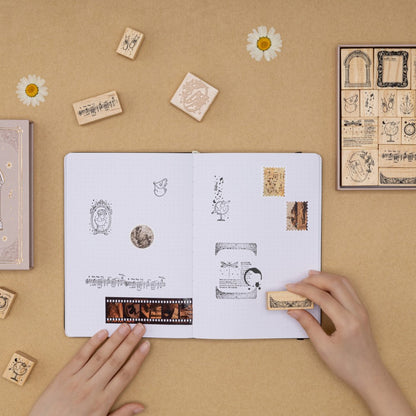 Tsuki ‘Light Academia’ Stamp Set ☾