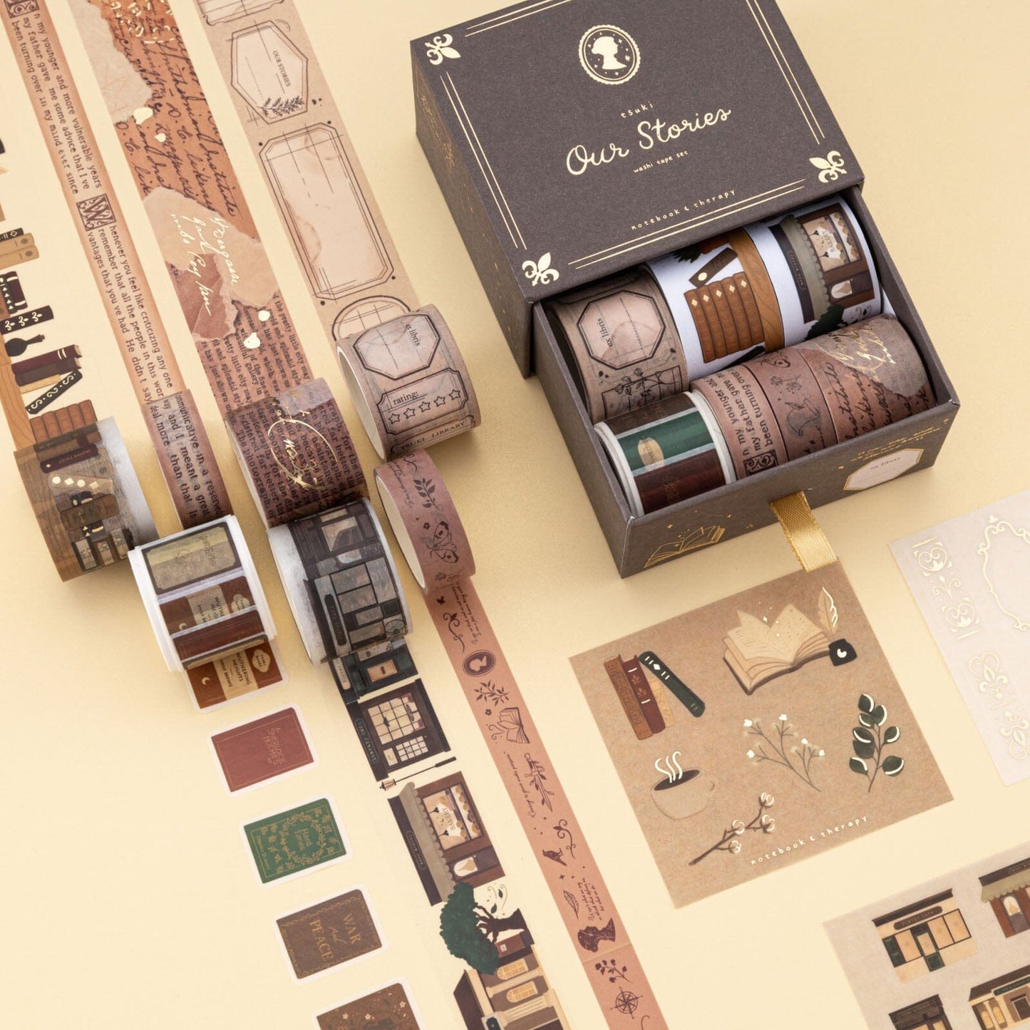 Tsuki ‘Our Stories’ Washi Tape Set ☾
