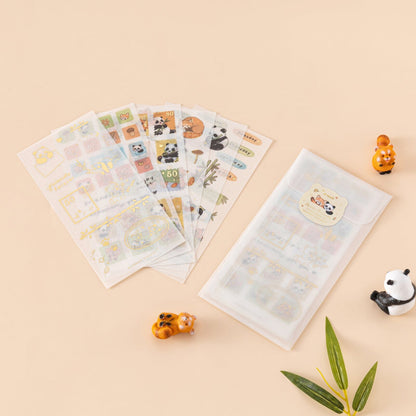 Tsuki ‘Panda Friends’ Sticker Set ☾