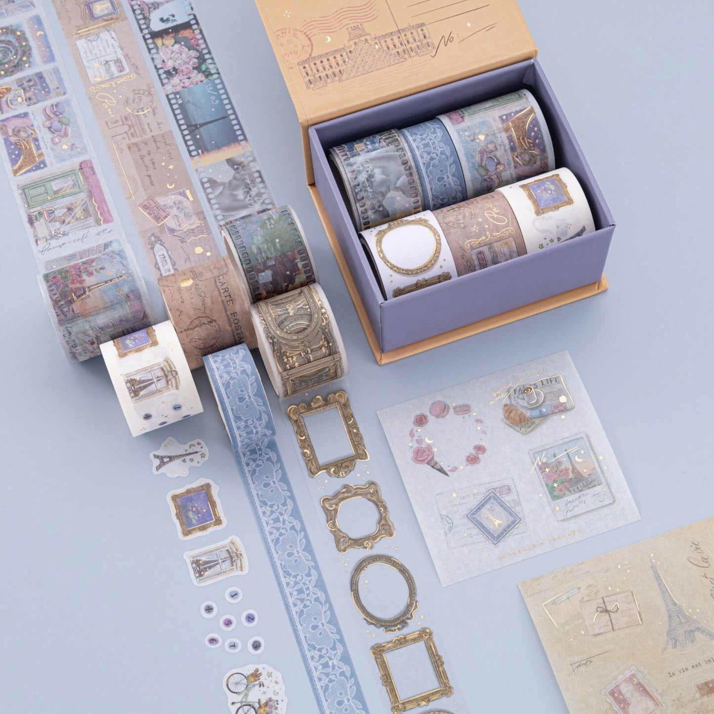 Tsuki ‘Journée à Paris’ Washi Tape Set ☾