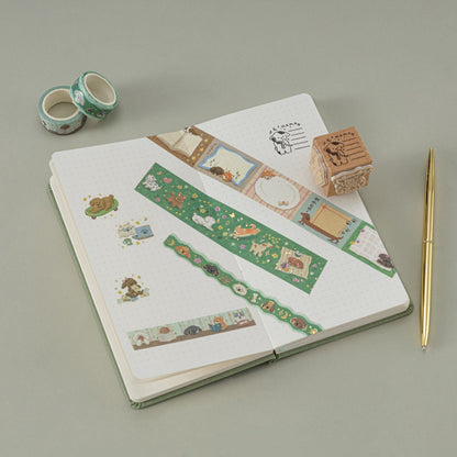 Tsuki ‘Puppy Life’ Travel Notebook Gift Set ☾