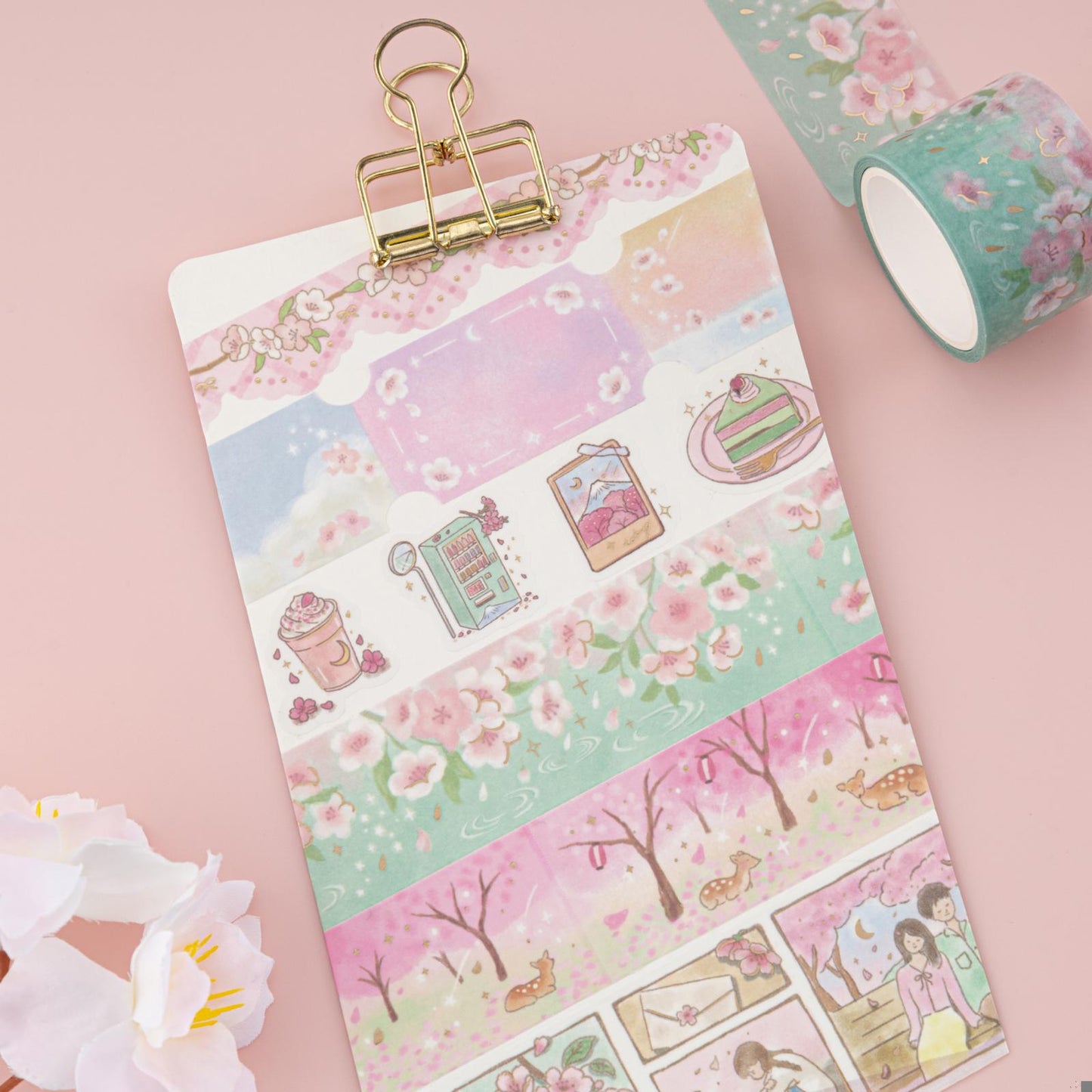 Tsuki ‘Sakura Days’ Washi Tape Set ☾