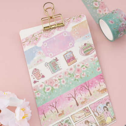 Tsuki ‘Sakura Days’ Washi Tape Set ☾