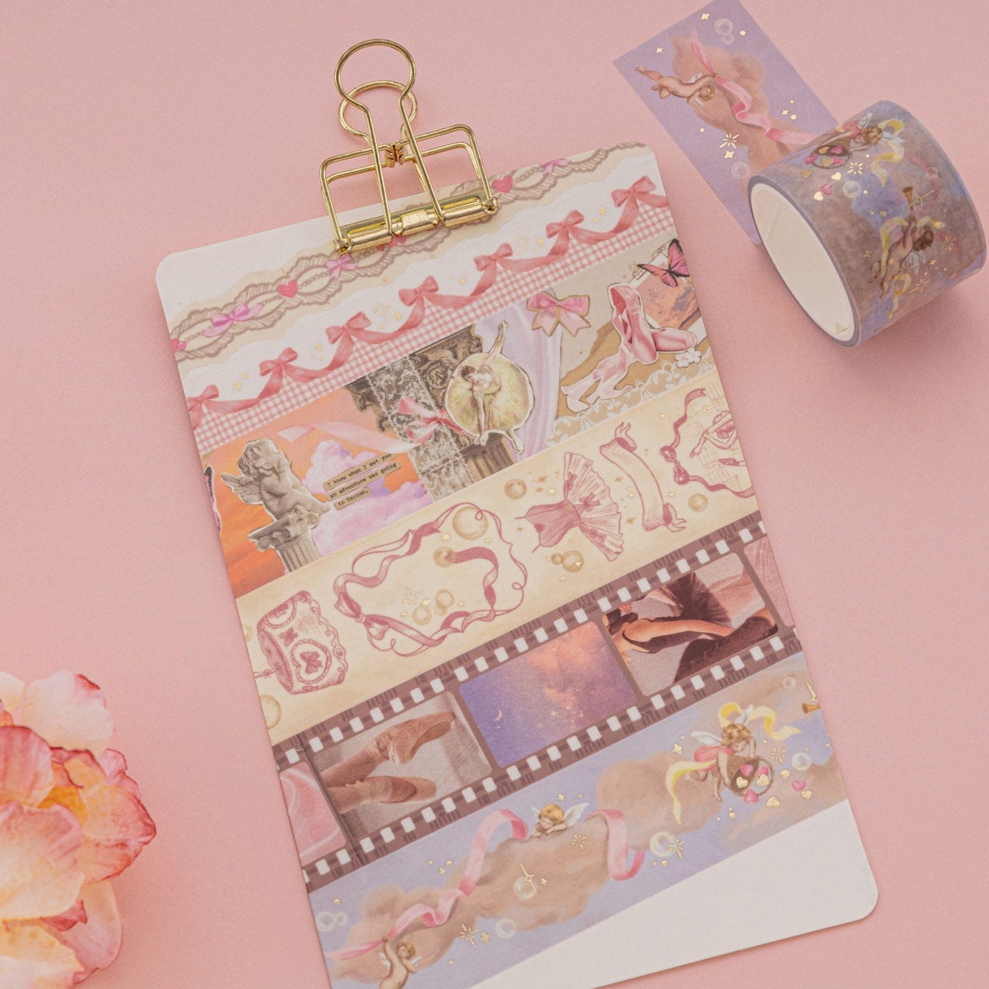 Tsuki ‘Sweet Ballet’ Washi Tape Set ☾