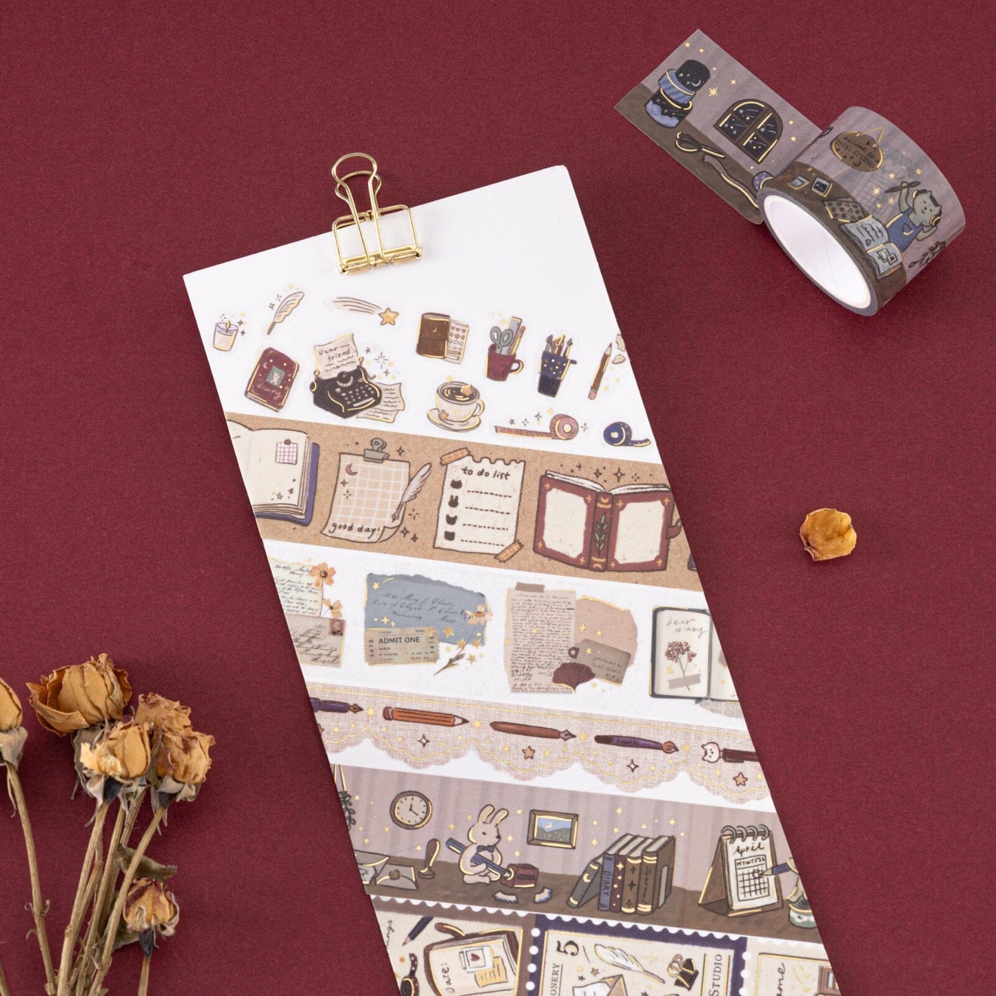 Tsuki ‘Tsuki Studio’ Washi Tape Set ☾