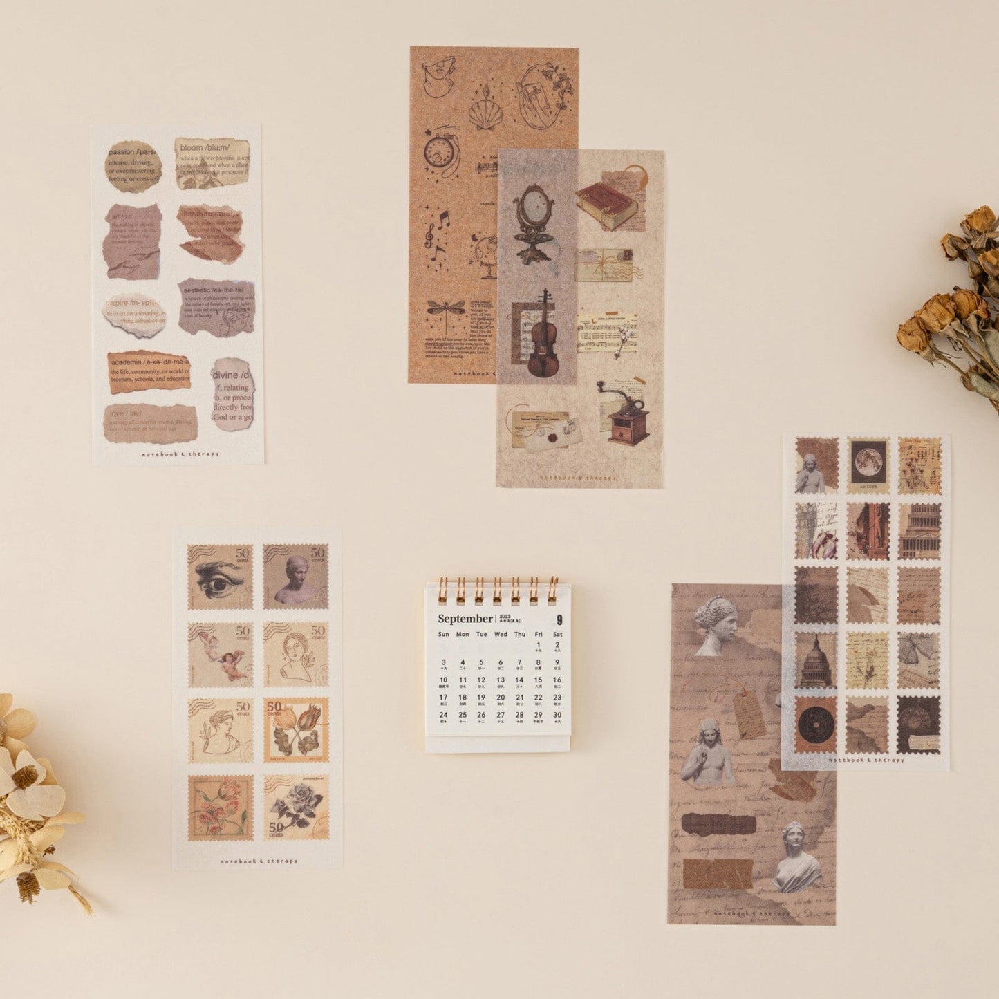 Tsuki ‘Academia’ Sticker Set ☾