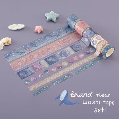 Tsuki ‘Whale Dreams’ Limited Edition Holographic Bullet Journal Set ☾