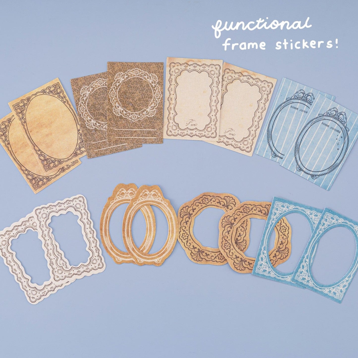 Tsuki ‘Journée à Paris’ Scrapbook Sticker Set ☾