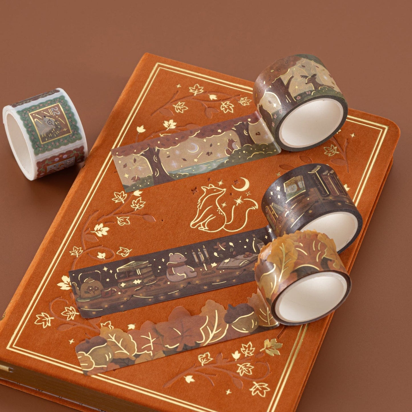 Tsuki ‘Forest Friends’ Washi Tape Set ☾