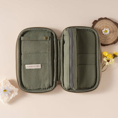 Hinoki - Forest Green Corduroy Pencil Case