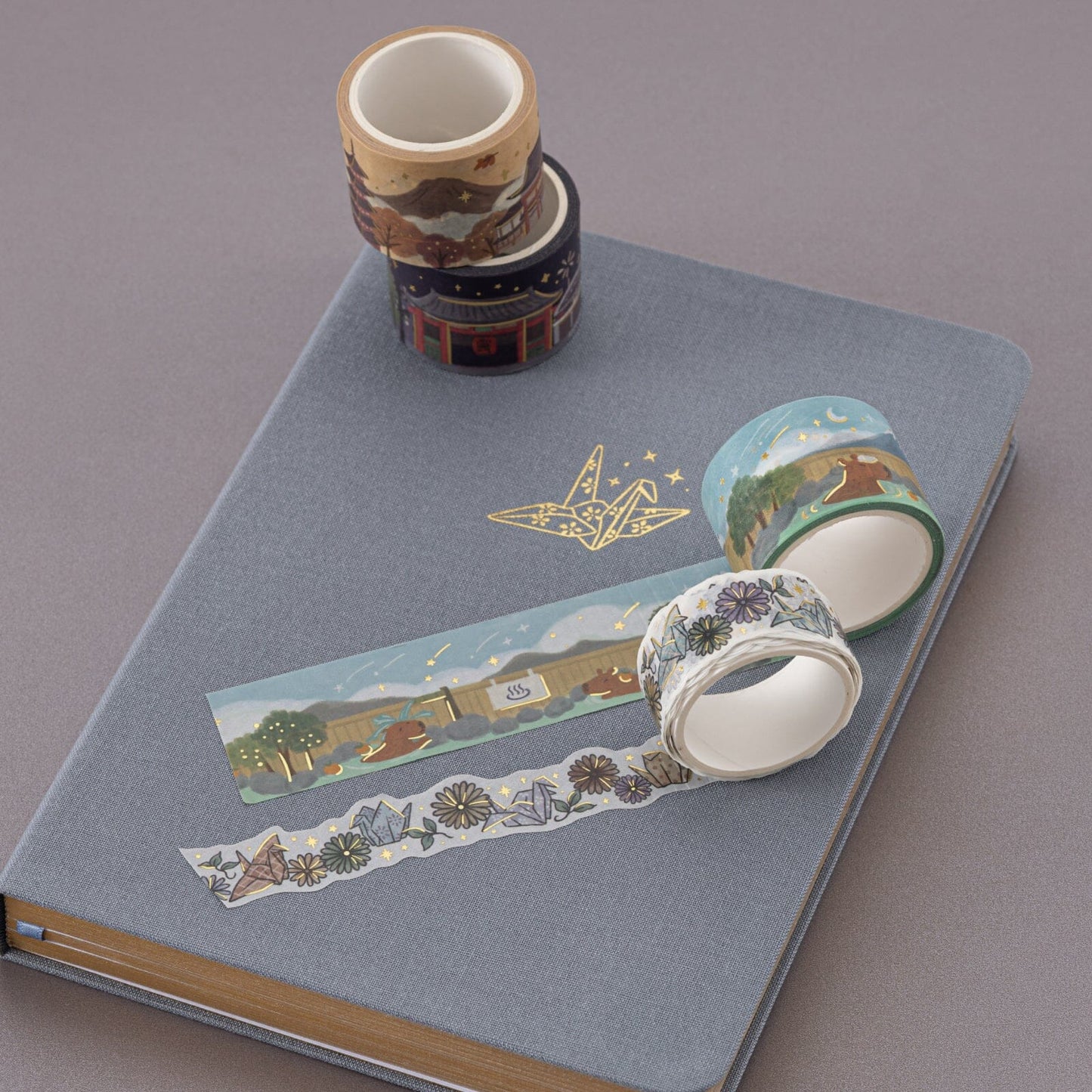 Tsuki ‘Journey in Japan’ Washi Tape Set ☾