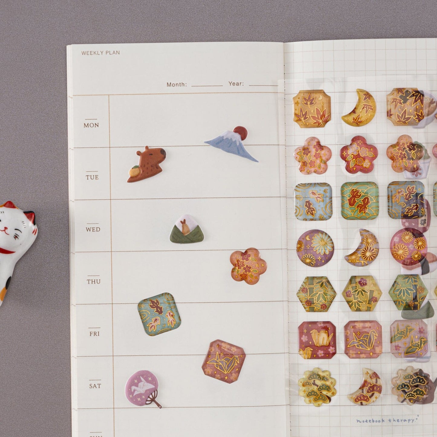 Tsuki ‘Journey in Japan’ 3D Sticker Set ☾