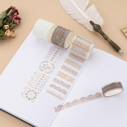 Tsuki ‘Lace Dreams’ Washi Tape Set ☾